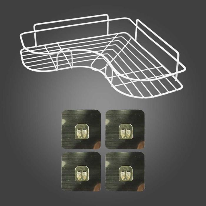 Rak Tempat Sabun Tempel Sudut Pojok Dinding Tembok Kamar Mandi Toilet