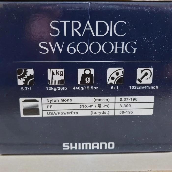 Reel SHIMANO STRADIC SW 6000HG NEW 2020 Best Quality