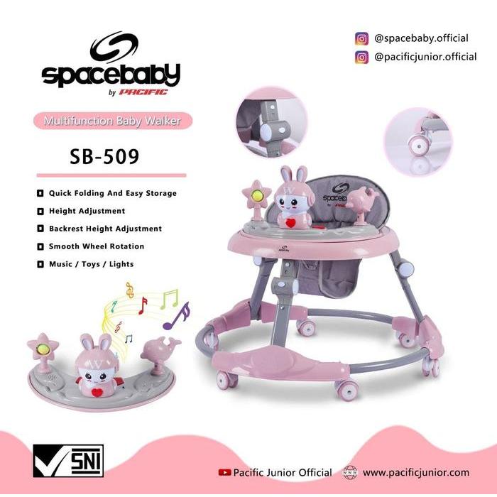 Sale Baby Walker Spacebaby Sb 509 Musik Mainan Multifunction