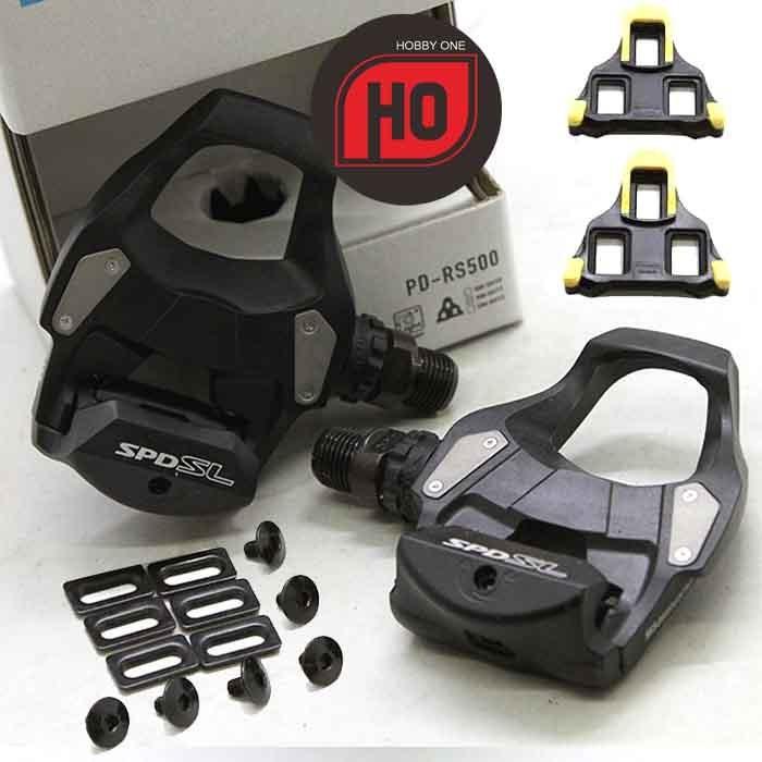 Shimano Spd Sl Pedal Pd-Rs500 - Pedal Cleat Road Bike Penerus Pd-R540