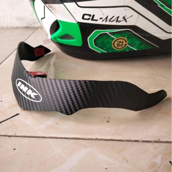 ASLI spoiler helm ink cl motif carbon hitam READY STOCK