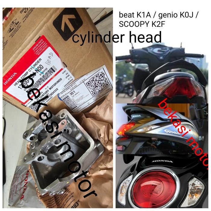 Termurah 12200-K0J cylinder head honda Beat K1A scoopy K2F GENIO original