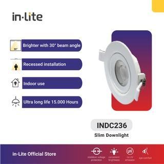 jobk- Inlite Led Lampu Slim Downlight Indc236 3-9 Watt