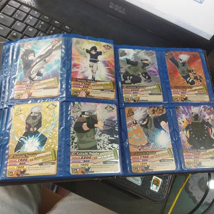 Album Kartu Naruto Ultimate Ninja Fight full isi 96 incl kartu gold