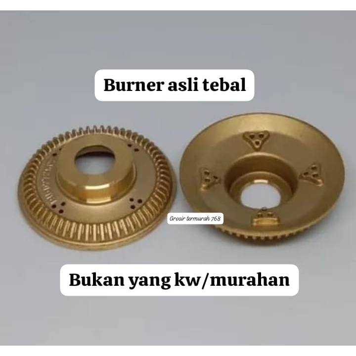 Promo Toko Burner Kompor Rinnai / 2 Pcs Burner Kuningan Kompor Rinnai / Burner Kompor Gas Rinnai / M