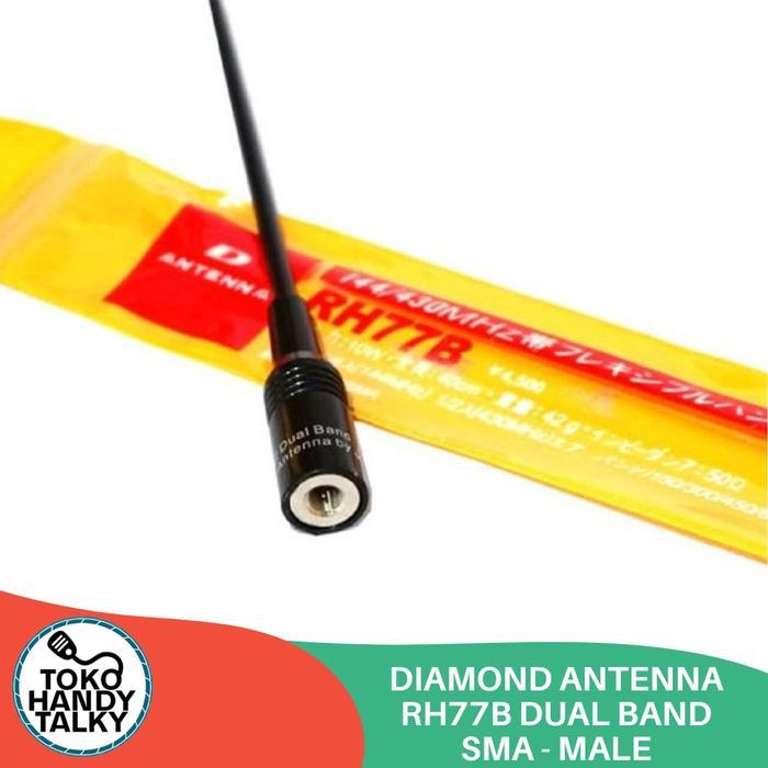 ANTENNA RH77B RH-77B RH 77B SMA MALE DUAL BAND ANTENA HT FIRTSCOM WEIERWEI VOXTER KENWOOD