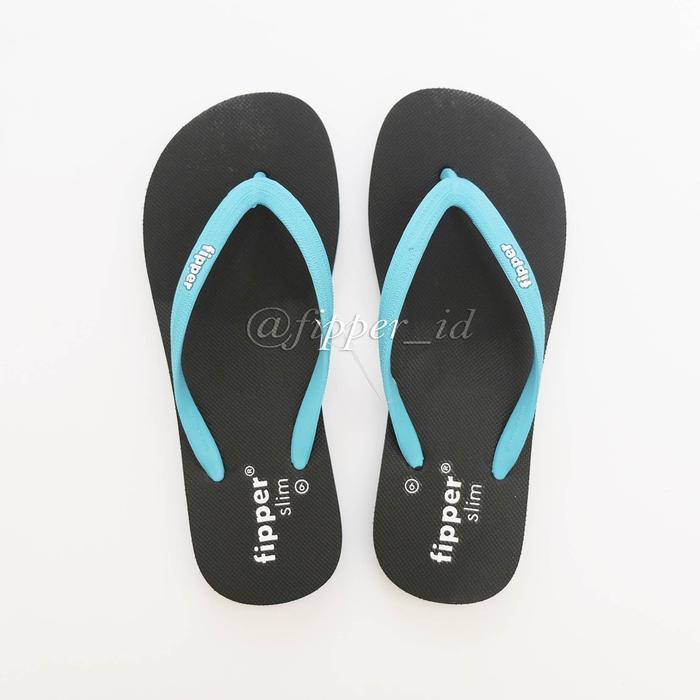 Grosir Fipper - Slim Black / Turquoise Terlariss 