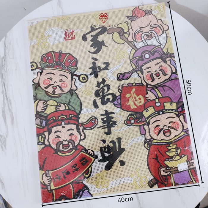 FRAMED DIY DIAMOND PAINTING 40X50CM PAINTING KIT DIY CARTOON