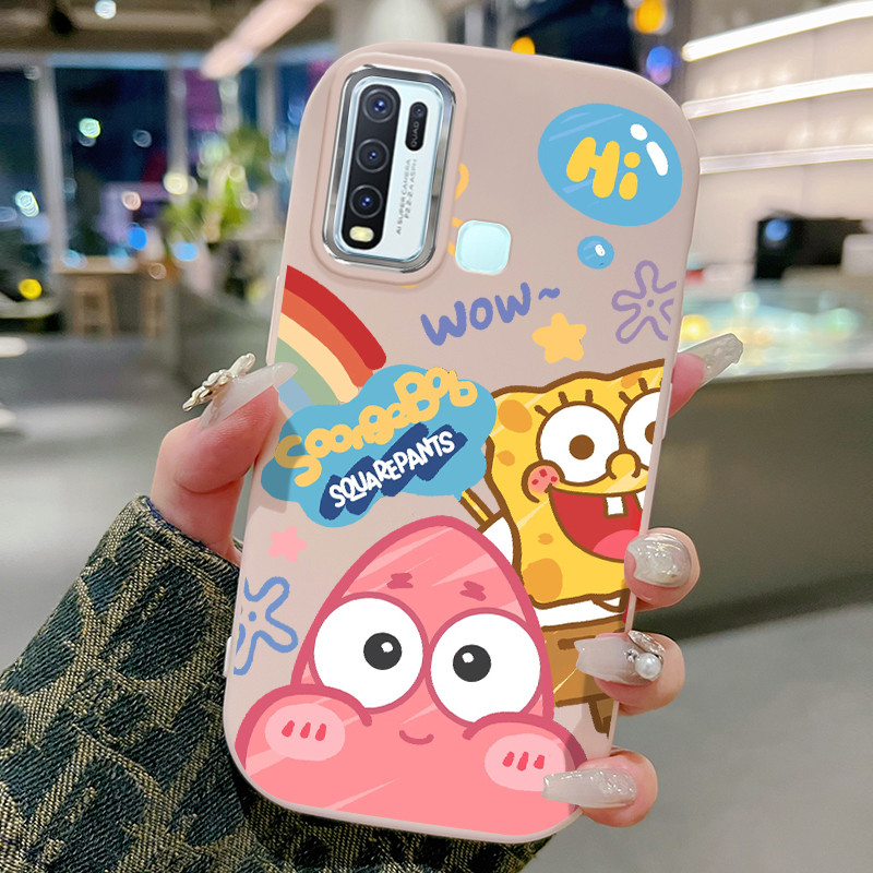 Casing Hp Untuk VIVO Y50 Y30 Y30i Case Patrick Star Kartun Sahabat baik  Kesing Jelly Cesing bulat g
