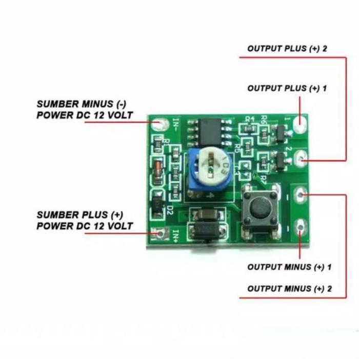 MODUL STROBO KIT S 24 DC 12 VOL MODUL 2 CHANEL PROMO TERMURAH