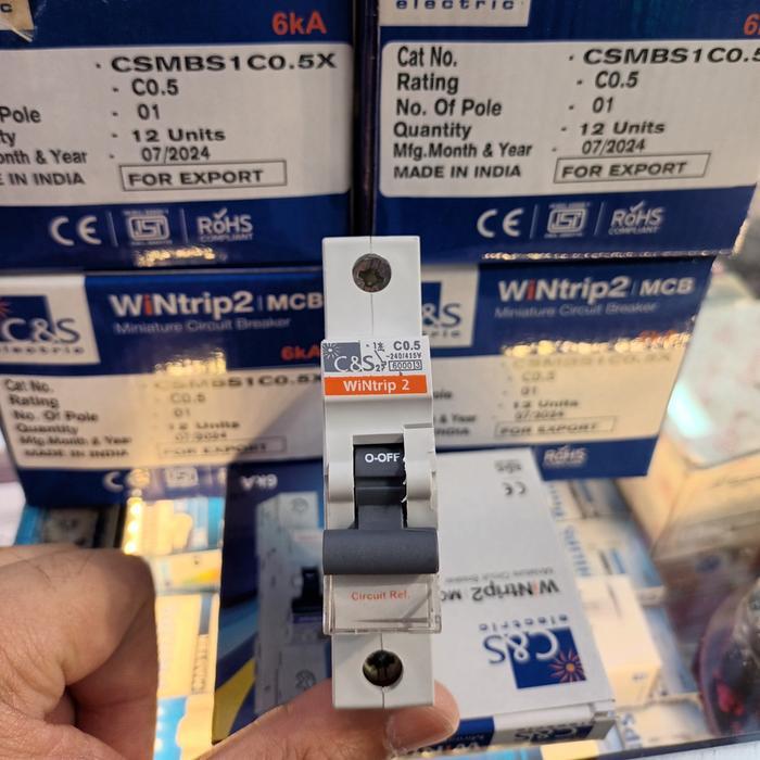 PROMO MCB C&S 0,5 AMPERE / C&S 0,5 A