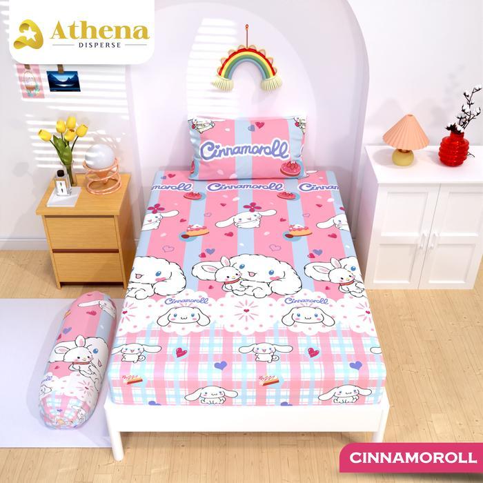 ORIGINAL Athena Disperse Sprei Uk 90 x 200 - T 20 / Sprei Motif Bunga / Abstrak / Karakter / Bola