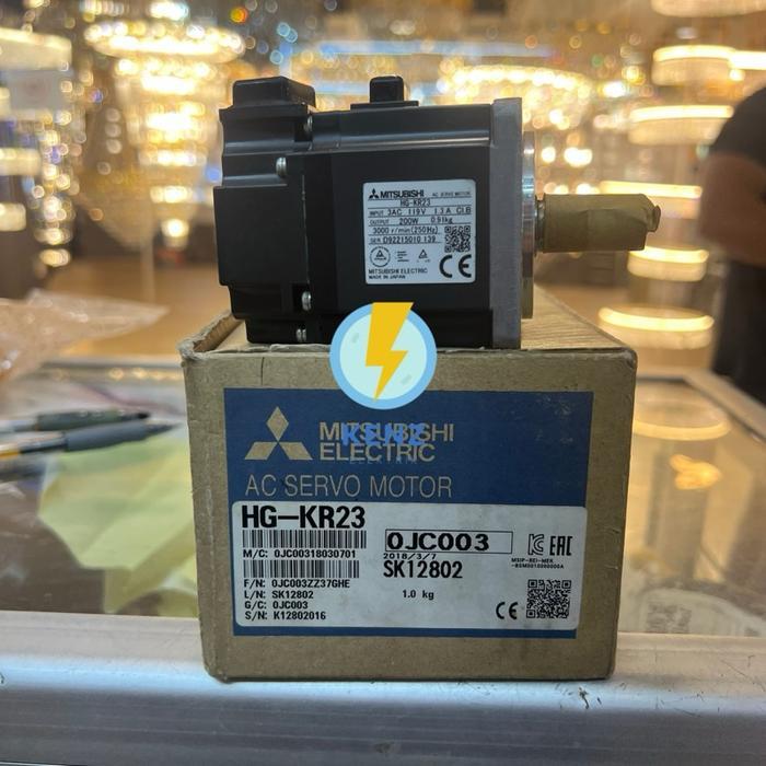 MITSUBISHI SERVO HG-KR23 MOTOR SERVO 200WATT ORIGINAL