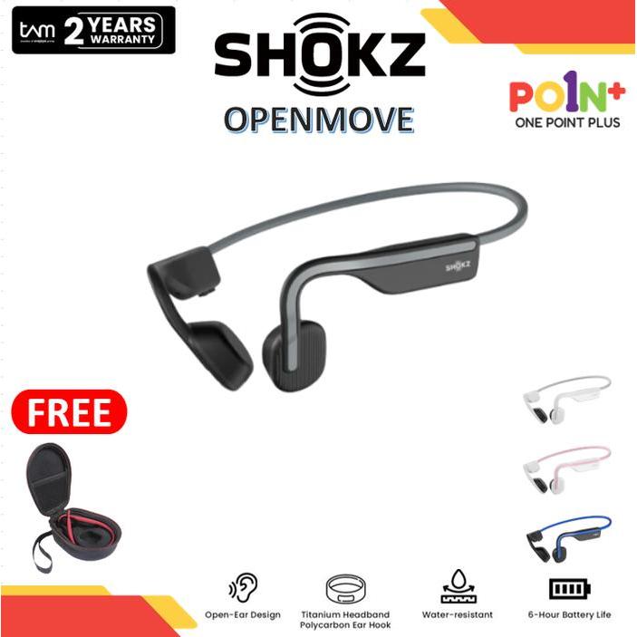 TERMURAH TERLARIS TERBARU SHOKZ OPENMOVE WIRELESS BONE CONDUCTION HEADPHONE AFTERSHOKZ OPEN MOVE