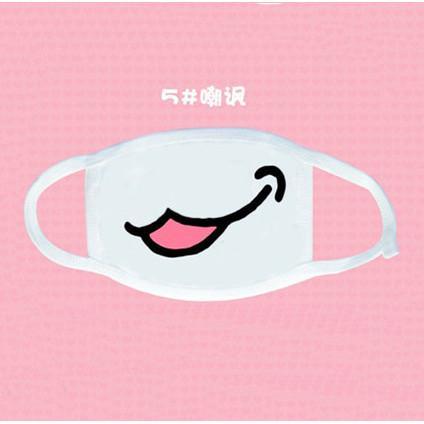 MEM masker emoticon japan mask anime ekspresi kartun lucu kaomoji - 05