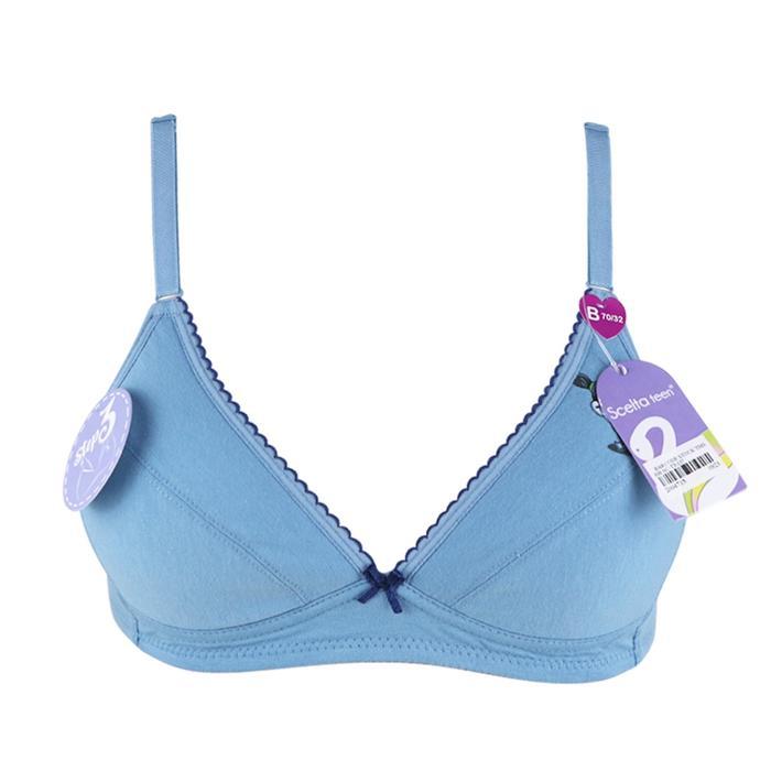 Scelta - Step 3 Bra Remaja Miniset Bh Teenager Scelta Teen Bh Sc T3 137 - Biru, 36