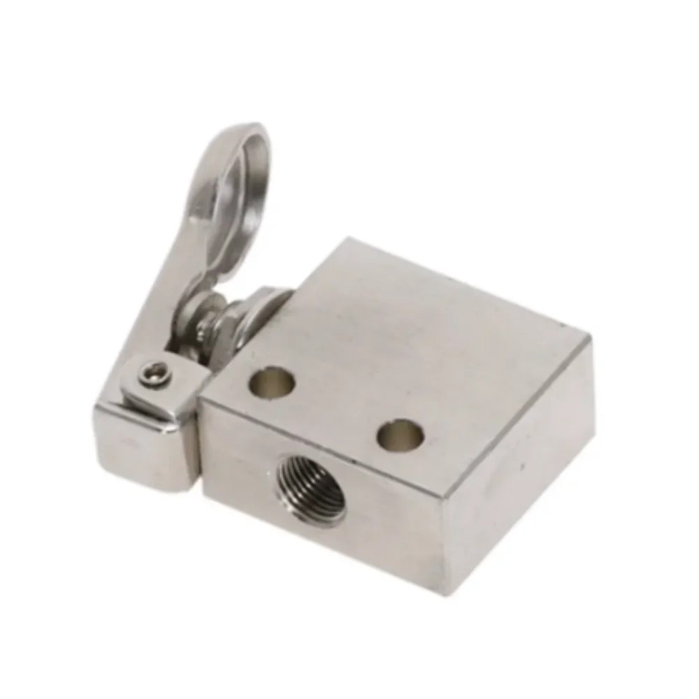 Compact Koganei TAC2 Air Valve - Mechanical Push Button Actuator for Industrial Pneumatic Systems &