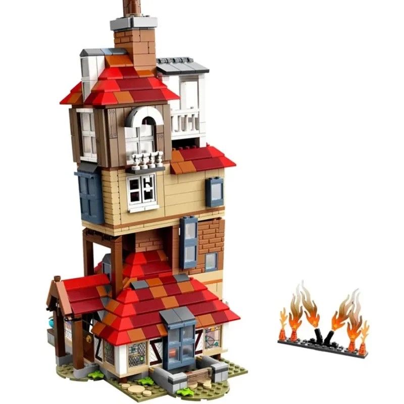NEW Magic Attack on The Burrow Harried Building Blocks Brick Cartoon Action Figure Toys Brain Game