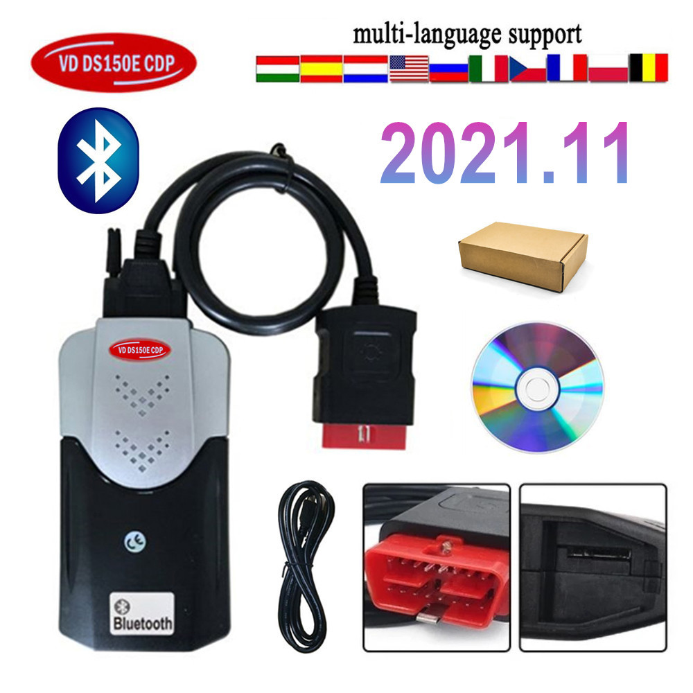 2023 Latest Scanner 2021.11 NEW Keygen Vd Ds150e Cdp Pro With