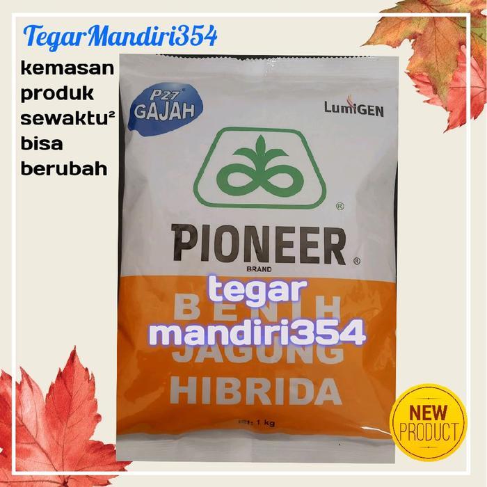 Benih jagung p27 gajah lumigen pioner 27 lumigen benih jagung pioner 27 lumigen kemasan 1kg