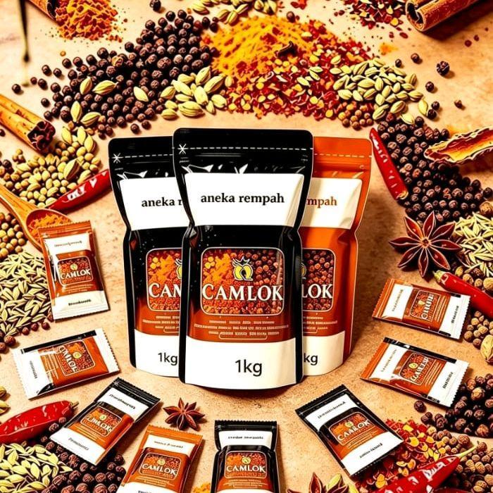 CAMLOK BUMBU REMPAH 16 MACAM UK 1KG - Aneka Rempah Segar untuk Masakan Anda