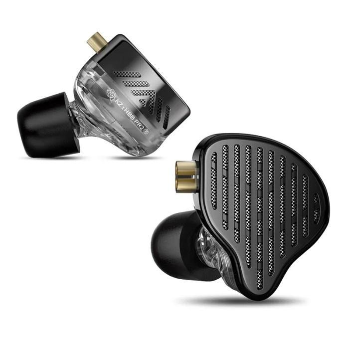 Kz X Hbb Pr2 With Mic In Ear Monitor Earphone Planar Driver Terbaru 