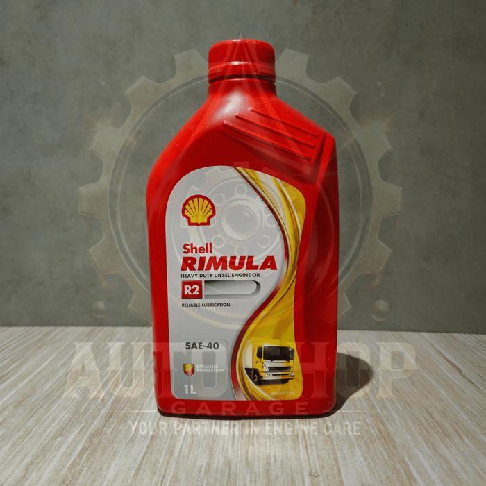 (ORIGINAL) SHELL RIMULA R2 40 1 LITER - OLI MOBIL DIESEL