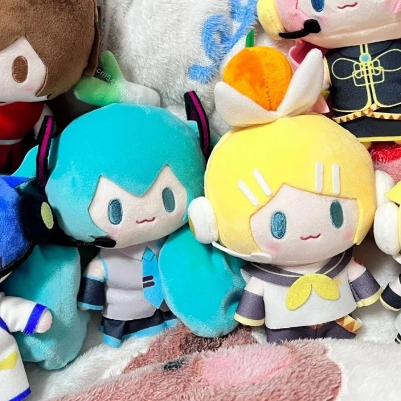Cute Vocaloid Plush Doll Kagamine Rin Len Hatsune Miku Stuffed Toy Soft Hugging Toy Kawaii Anime