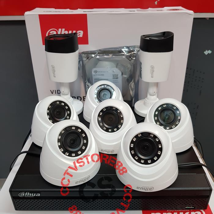 Premium Quality Paket Cctv 8 Channel Dahua 2Mp Paket 8 Channel Dahua Full Hd 1080P