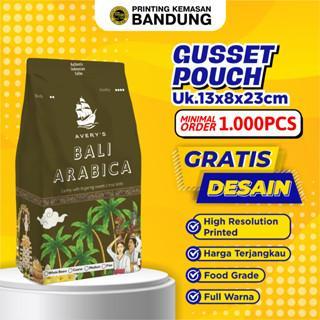 GUSSET FULL COLOR PRINT - CETAK POUCH KEMASAN PACKAGING KOPI PUPUK CUSTOM