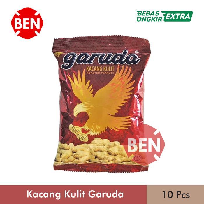 SALE  Kacang Kulit Garuda 1 Pak 10 Bungkus Bks Renceng 16gr / 16 gram gr ORIGINAL
