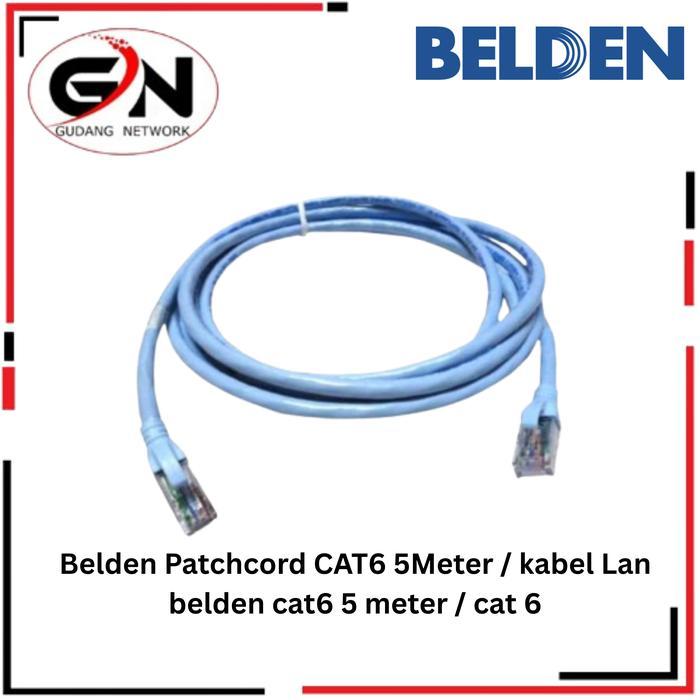 Belden Patchcord Cat6 5Meter / Kabel Lan Belden Cat6 5 Meter / Cat 6