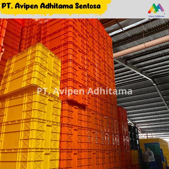 Keranjang Industri Rabbit Kontainer Plastik Container Box Serbaguna Type 2288