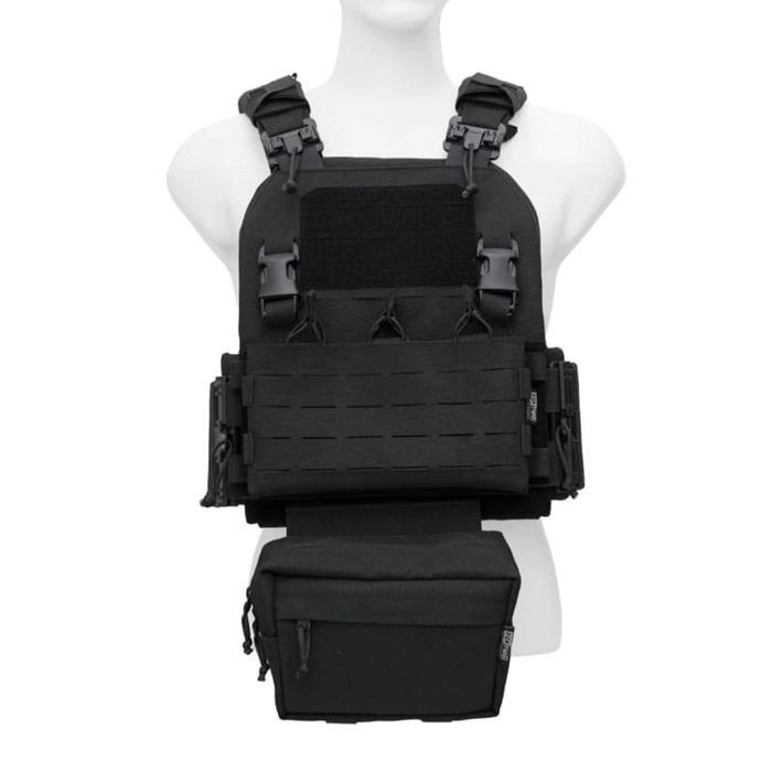 Patas - Body Vest Fox Two Plate Carrier Gen 2 Black Tactical
