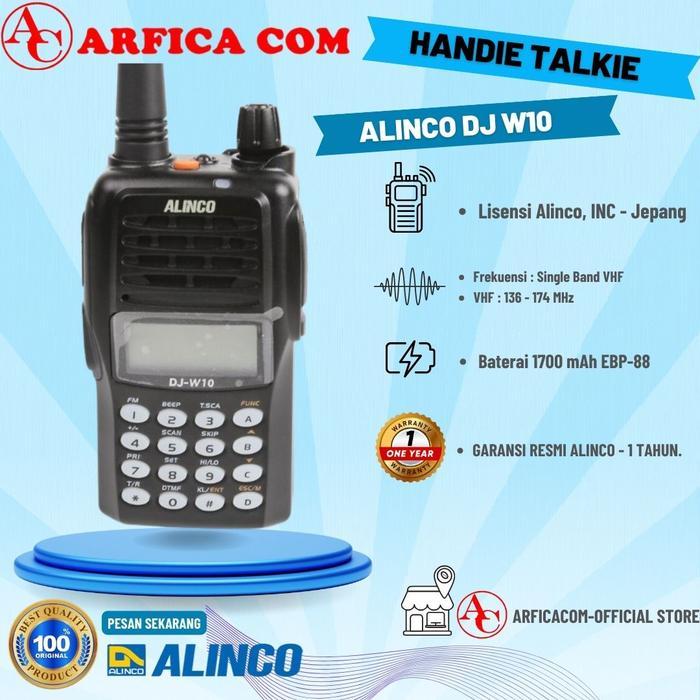 PROMO HT ALINCO DJ-W10 - HT ALINCO DJ W10 ORIGINAL MURAH