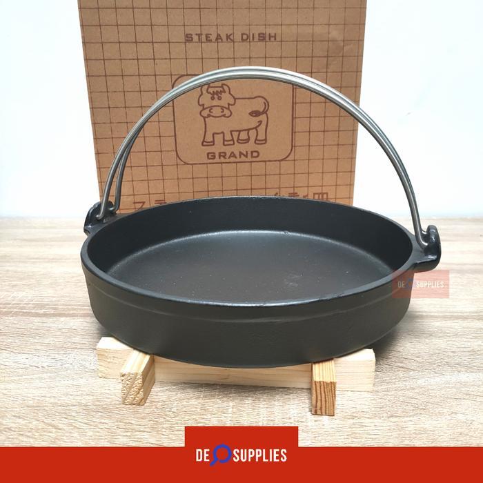 Sukiyaki Pan Hotplate Bulat + Tatakan Kangkung Hotplate Cast Iron [SK-25]