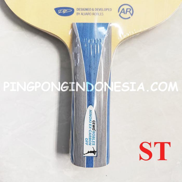 Gewo Robles Hinoki Ex-Carbon OFF - Kayu Pingpong Blade Tenis Meja Bet