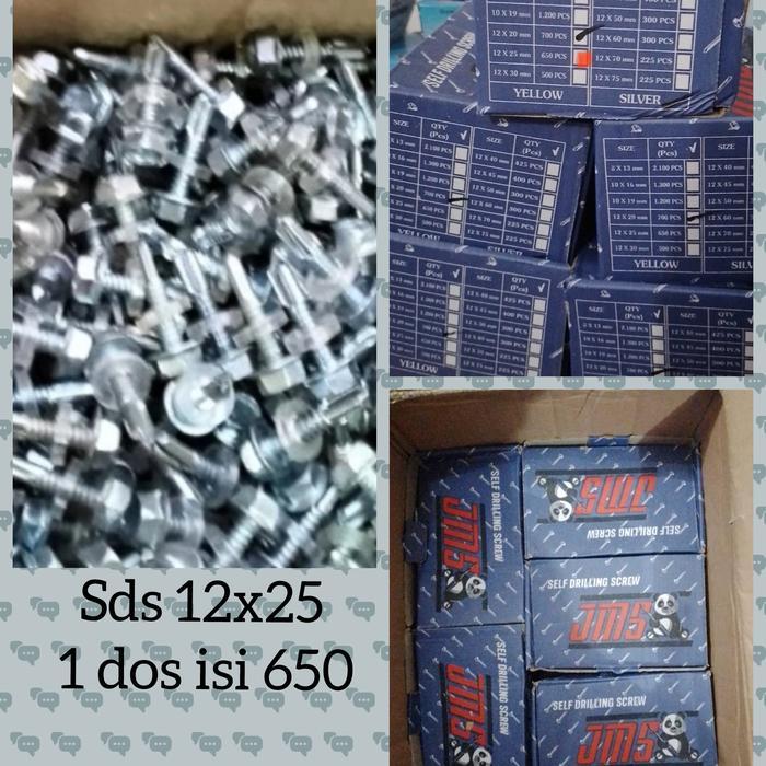 ,,,,,,,] sekrup sds roofing 12x25,sekrup sds drilling 12x25,baut atap hrg 1dos