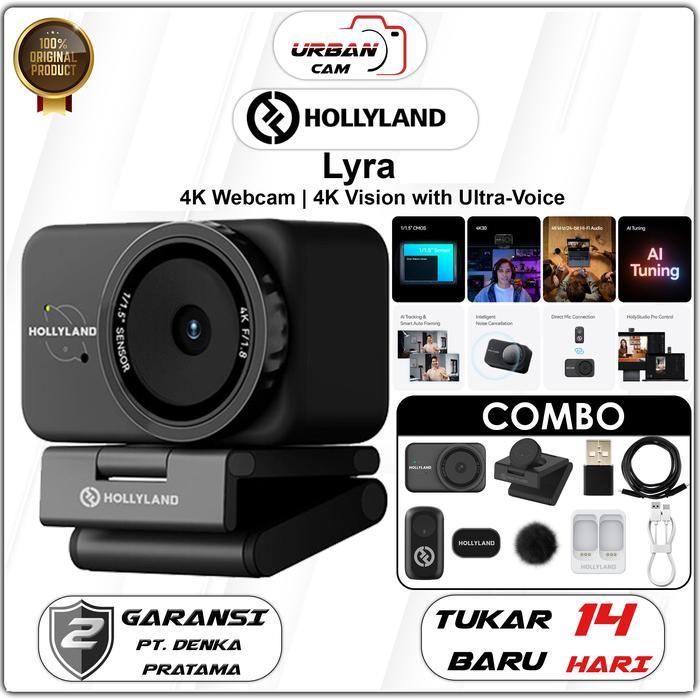 Ada Stok Hollyland Lyra UHD 4K Webcam / Hollyland Lyra 4K Webcam