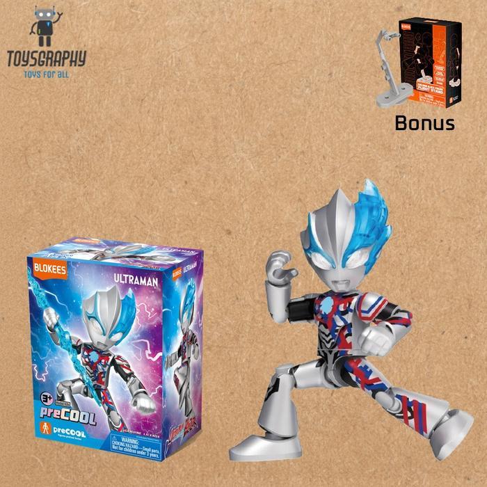 Blokees PreCool ULTRAMAN BLAZAR Action Figure Blocks Bloks Q SD Chibi