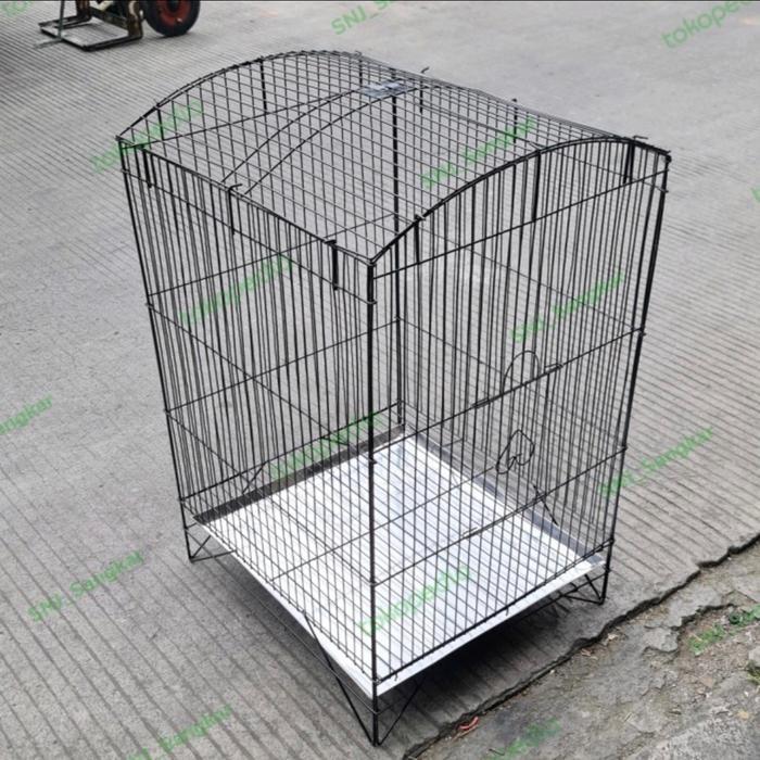 DISKON Sangkar Burung Besi Lipat Kandang Burung Jalak Nuri Beo Falk Kotak Besi Gantung READY STOCK