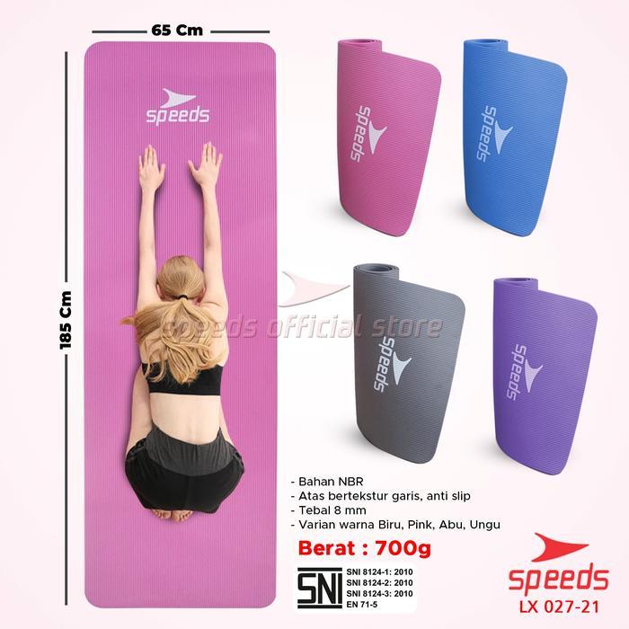 Nirvana Active - Matras Yoga Karet Yoga Mat Olahraga Senam Lantai 027-21
