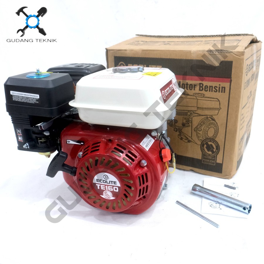 Engine ECOLITE TE160 TE200 5.5 6.6 HP / Mesin Penggerak Serba Guna  - Engine Gasoline Bensin TE 160 
