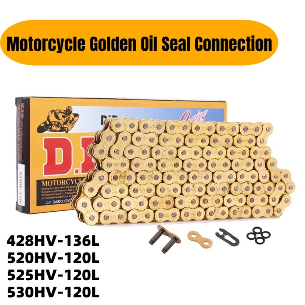 Motorcycle Chain Oil Seal Chain DID O-Ring 428 DID Chain 136 Link 520 525 530 Chains 120 Links for