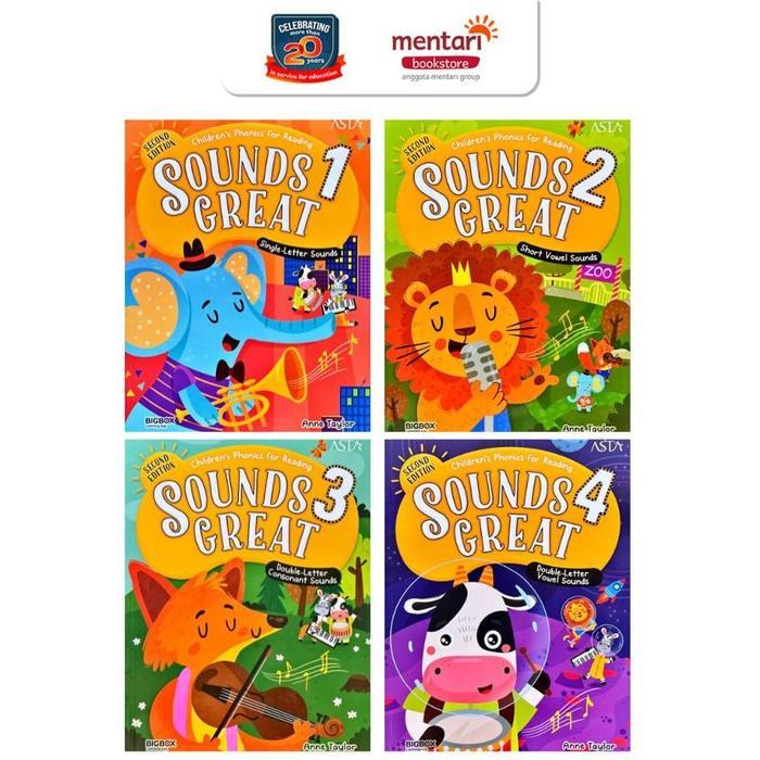 Sounds Great 2nd Edition Buku Pembelajaran phonics TK K1 dan K2