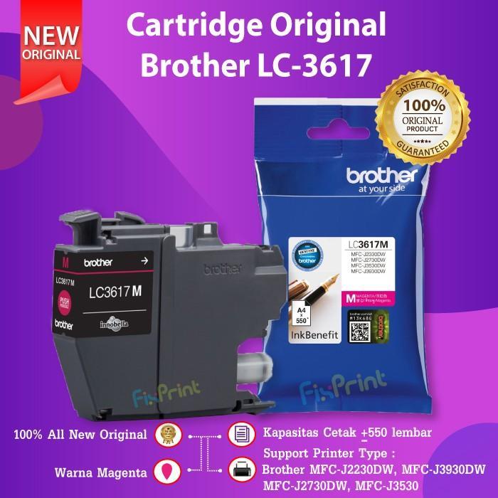 Cartridge Tinta Lc3617 Printer Brothr Mfc-J3530Dw J3530Dw #Gratisongkir