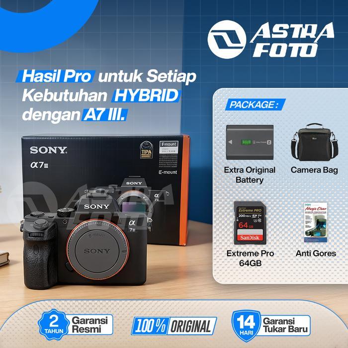 Sony Alpha A7Iii Sony A7 Mark Iii Body Only Full Frame Terbaru 