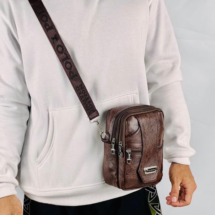 Tas Selempang Bahan Kulit PUtas pinggang pria tas hp