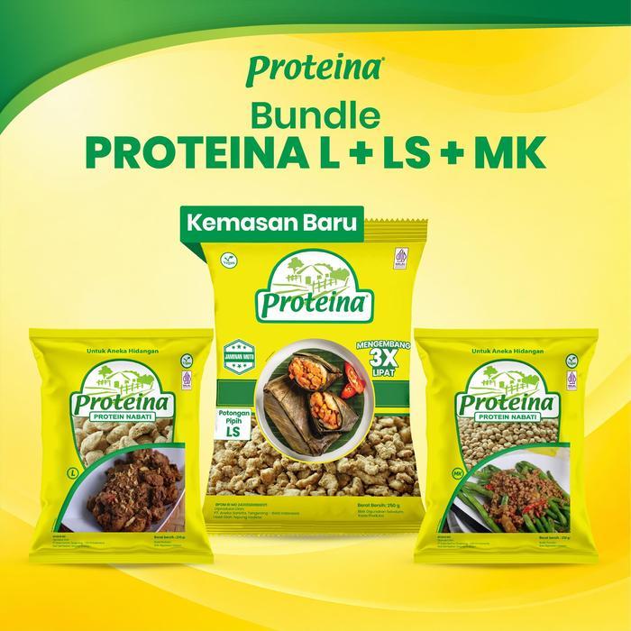 TERLARIS Proteina L + Proteina LS + Proteina MK [BUNDLE 3PCS] / Protein Nabati / Daging Nabati