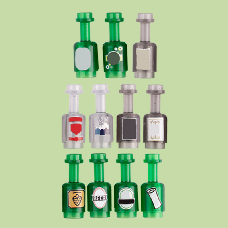 MO Street Figures Drink Building Blok Supermarket Milk Soda Beverage Aessory el Briks Kid Toy Gift